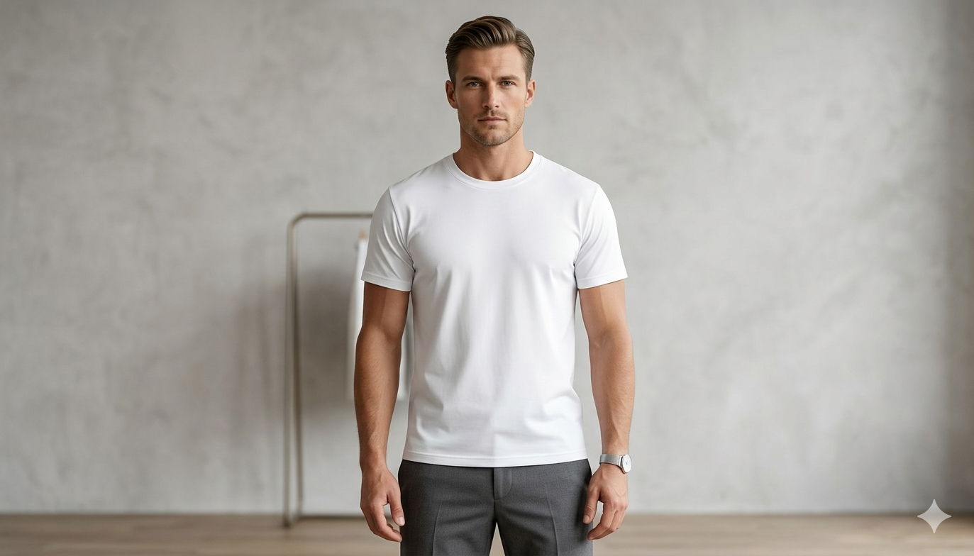 Sıfır Yaka T-Shirt